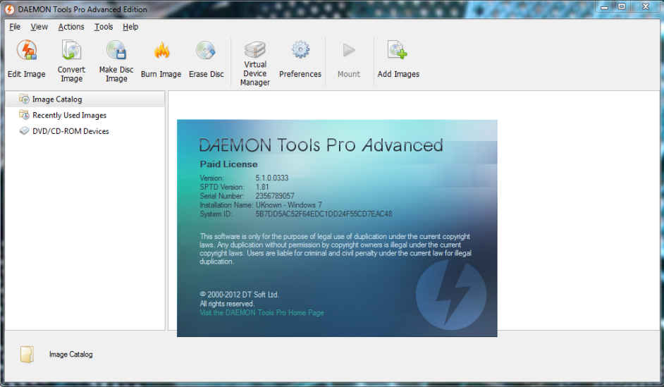   daemon tools pro advanced   windows 7